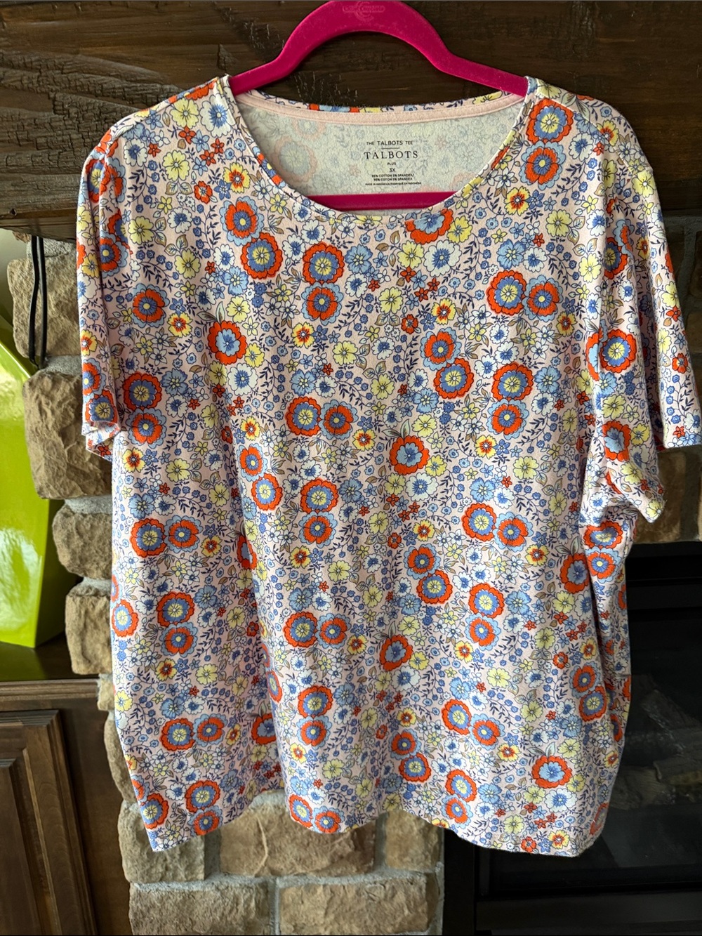 Talbots Floral Tee